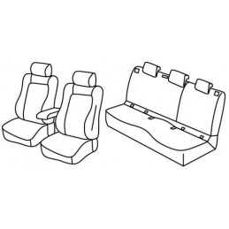 Set coprisedili Superior - Nero Grigio - Skoda Karoq (12 17 )