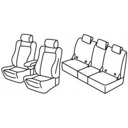 Set coprisedili Superior - Nocciola - Skoda Karoq (Style) (12 17 )