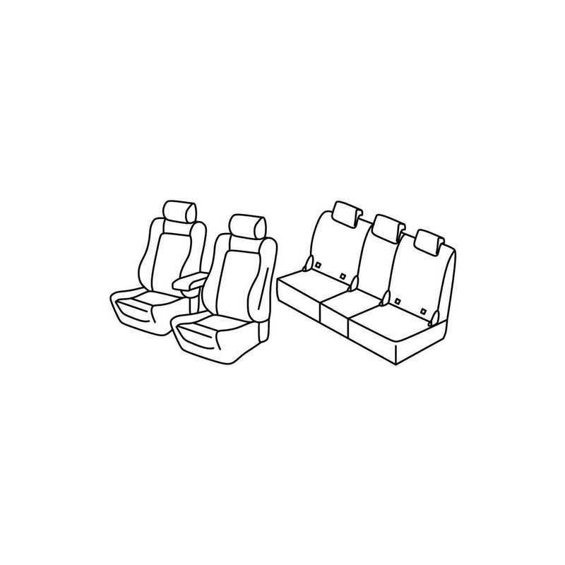 Set coprisedili Superior - Nocciola - Skoda Karoq (Style) (12 17 )