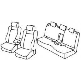 Set coprisedili Superior - Nero Blu - Skoda Karoq (12 17 )