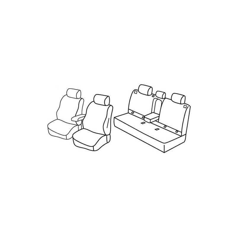 Set coprisedili Superior - Nero Blu - Subaru Forester (04 08 01 13)
