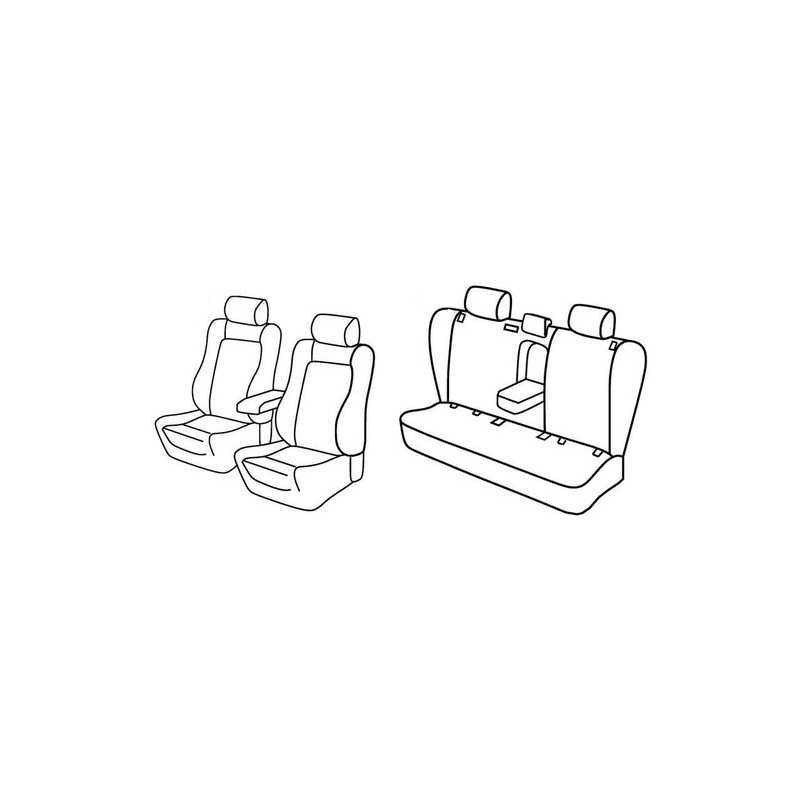 Set coprisedili Superior - Nocciola - Toyota Avensis 4p (fino al 2005) (05 03 2005)