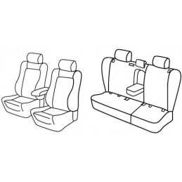Set coprisedili Superior - Nocciola - Toyota Avensis 4p (fino al 2005) (05 03 2005)
