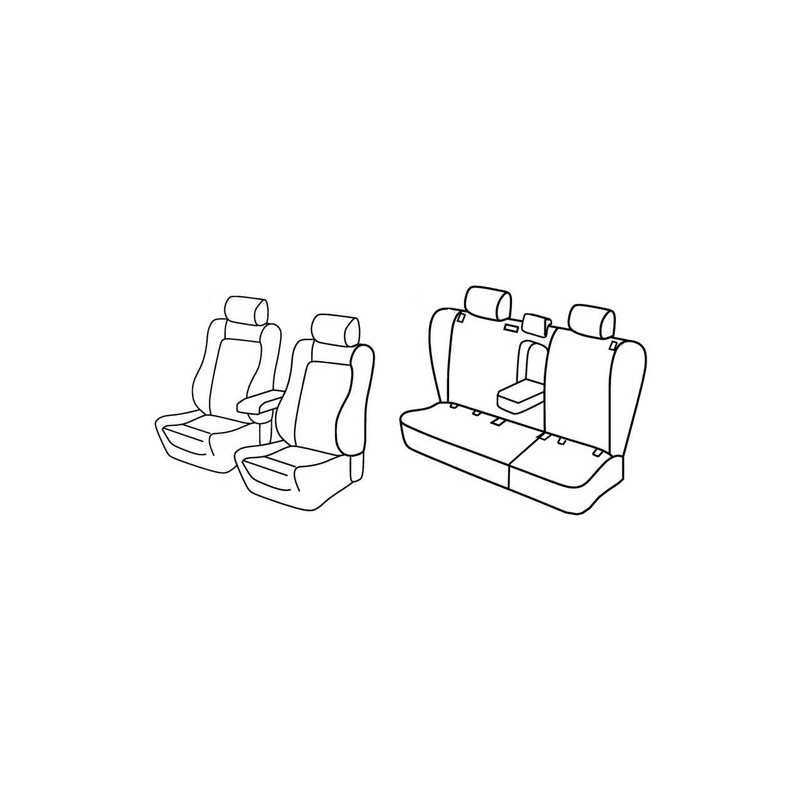 Set coprisedili Superior - Nocciola - Toyota Avensis 4p (fino al 2005) (05 03 2005)