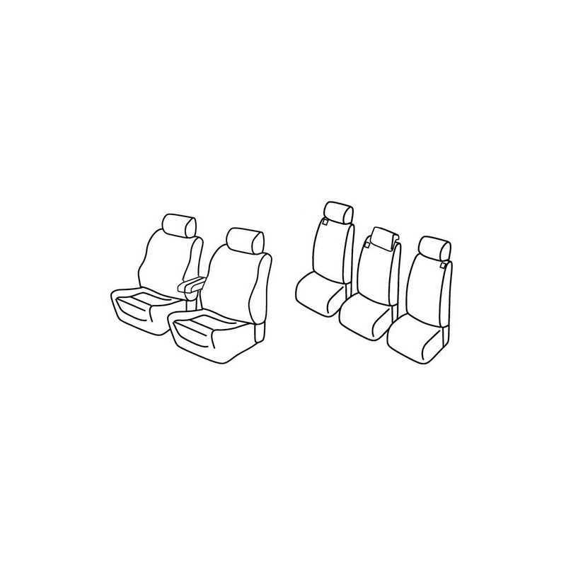 Set coprisedili Superior - Beige - Toyota Corolla Verso (09 04 05 09)