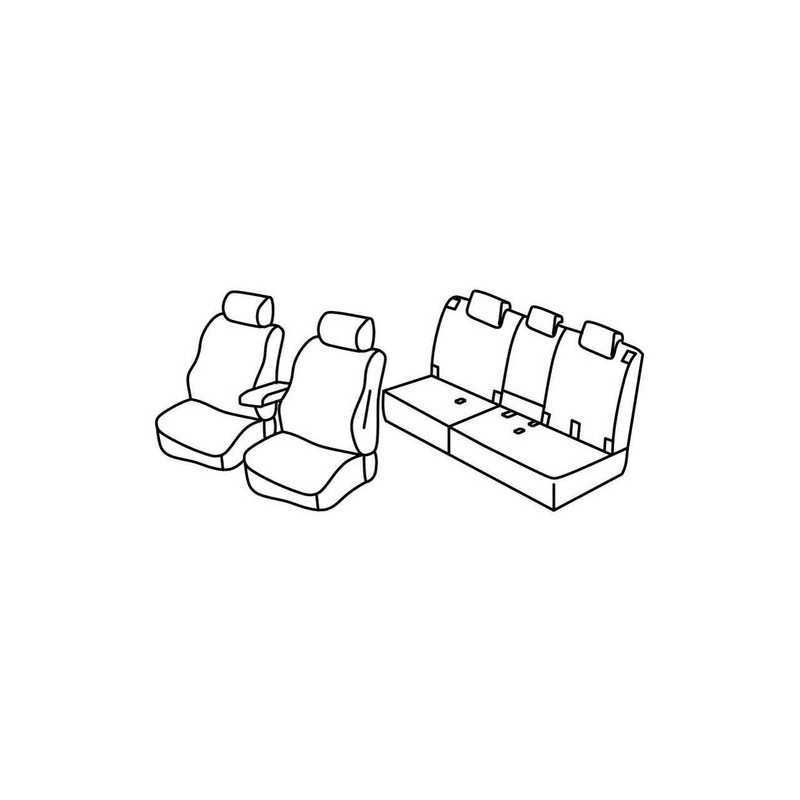 Set coprisedili Superior - Nocciola - Toyota Rav4 (02 06 02 13)