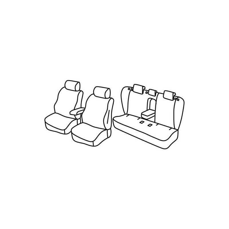 Set coprisedili Superior - Nocciola - Toyota Avensis Wagon (04 09 )