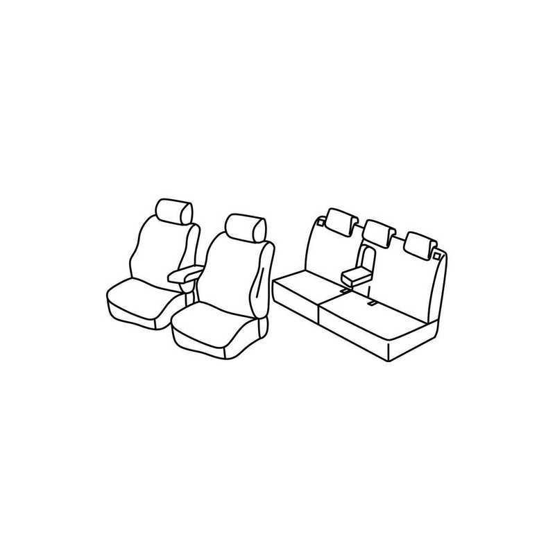 Set coprisedili Superior - Nocciola - Toyota Verso-S (03 11 06 15)