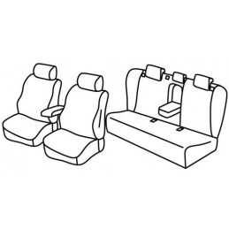 Set coprisedili Superior - Nocciola - Toyota Prius 5p (03 04 06 09)