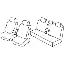 Set coprisedili Superior - Beige - Toyota Rav4 (Hybrid) (11 17 02 19)