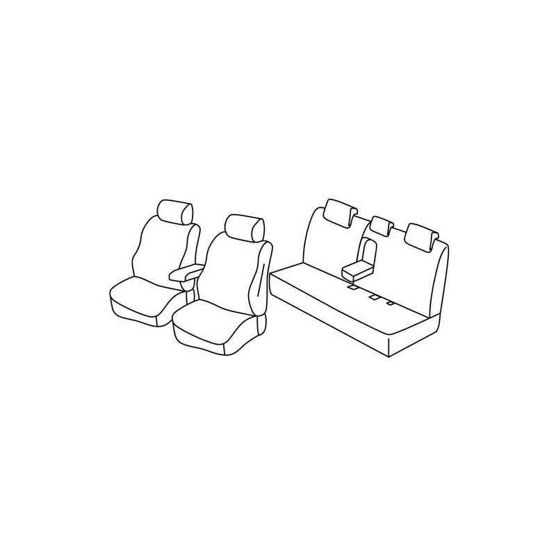 Set coprisedili Superior - Beige - Toyota Rav4 (Hybrid) (11 17 02 19)