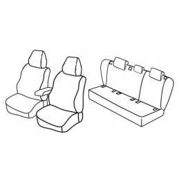 Set coprisedili Superior - Beige - Volkswagen Golf V 5p (Trendline) (11 03 10 08)