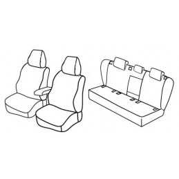 Set coprisedili Superior - Beige - Volkswagen Golf V 5p (Trendline) (11 03 10 08)