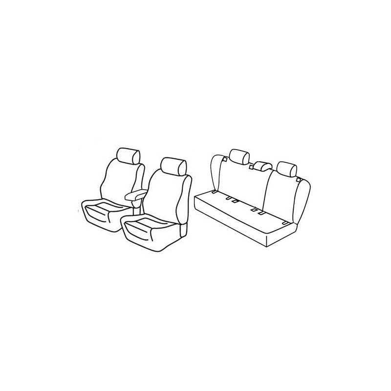 Set coprisedili Superior - Grigio Nero - Volkswagen Golf V 5p (Sportline) (11 03 10 08)