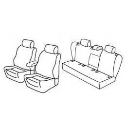 Set coprisedili Superior - Beige - Volkswagen Golf V 5p (Sportline) (11 03 10 08)