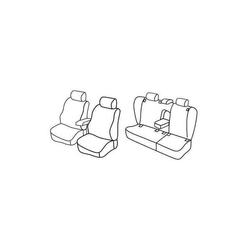 Set coprisedili Superior - Grigio Nero - Volkswagen Golf V Variant (05 07 09 09)