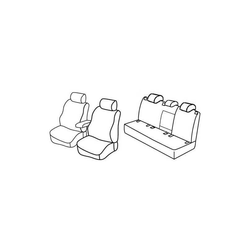 Set coprisedili Superior - Beige - Volkswagen Golf VI 5p (Highline) (11 08 10 12)