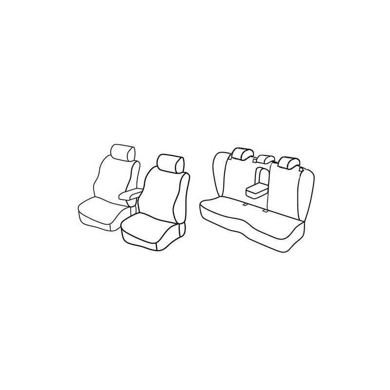 Set coprisedili Superior - Nocciola - Volkswagen Passat 4p (Trendline) (03 05 12 10)