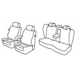 Set coprisedili Superior - Beige - Volkswagen Passat 4p (Sportline) (03 05 12 10)