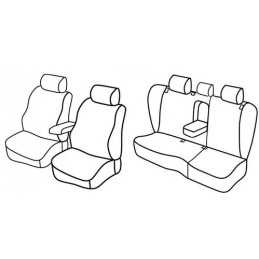Set coprisedili Superior - Beige - Volkswagen Passat Variant (Trendline) (01 11 10 14)