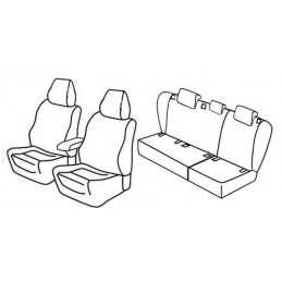 Set coprisedili Superior - Beige - Volkswagen Golf V Variant (05 07 09 09)