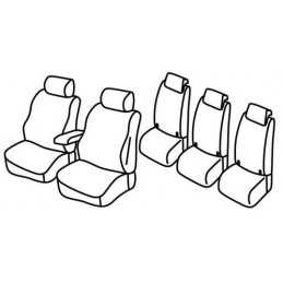 Set coprisedili Superior - Nocciola - Volkswagen Touran (Trendline) (09 15 )