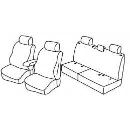 Set coprisedili Superior - Beige - Volkswagen Amarok 4p (Trendline) (04 11 06 16)