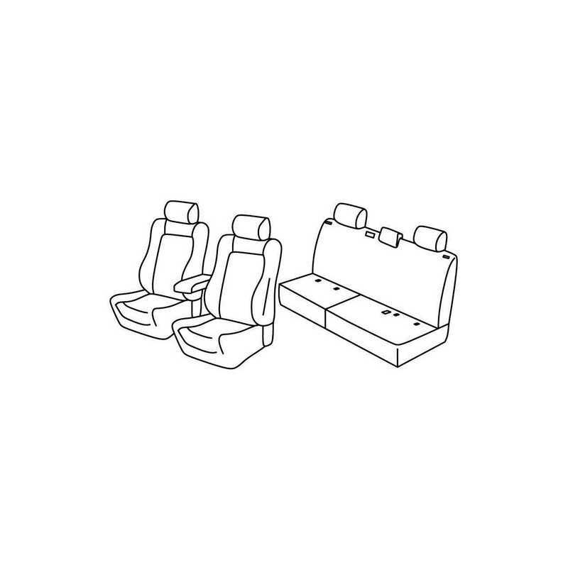 Set coprisedili Superior - Beige - Volkswagen Amarok 4p (Highline) (04 11 06 16)