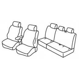Set coprisedili Superior - Nocciola - Volkswagen Caddy Life 5p (Fino al 09 2010) (01 04 09 10)