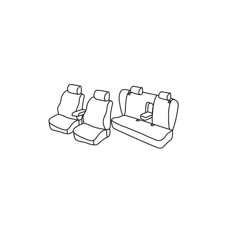 Set coprisedili Superior - Beige - Volkswagen Passat 4p (Dal 2001) (2001 02 05)