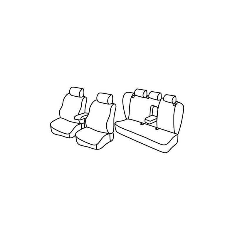 Set coprisedili Superior - Nocciola - Volkswagen Passat 4p (Dal 2001) (2001 02 05)