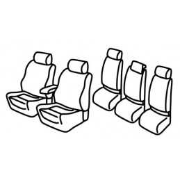 Set coprisedili Superior - Nocciola - Volkswagen Touran (Highline) (05 03 10 06)