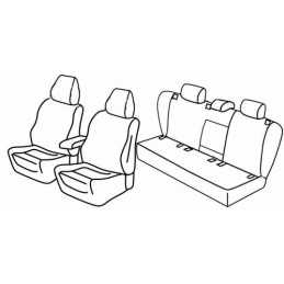 Set coprisedili Superior - Beige - Volkswagen Golf V 5p (Comfortline) (11 03 10 08)