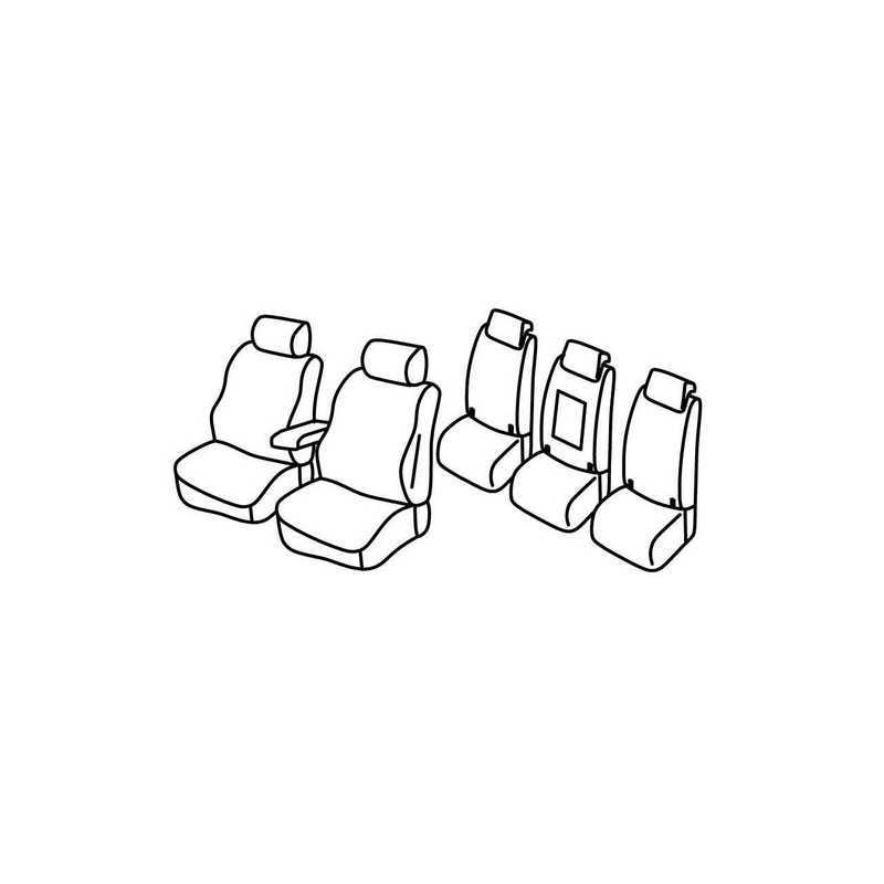 Set coprisedili Superior - Nocciola - Volkswagen Touran (Comfortline) (09 15 )