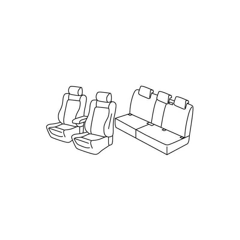 Set coprisedili Superior - Beige - Volkswagen Tiguan (Sportline) (12 07 04 16)