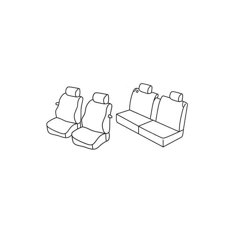 Set coprisedili Superior - Grigio Nero - Volvo C30 (10 06 03 13)