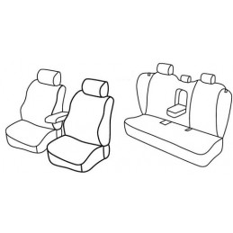 Set coprisedili Superior - Nocciola - Volvo S80 (05 06 04 13) - Volvo S80 (fino al 2015) (05 13 2015)