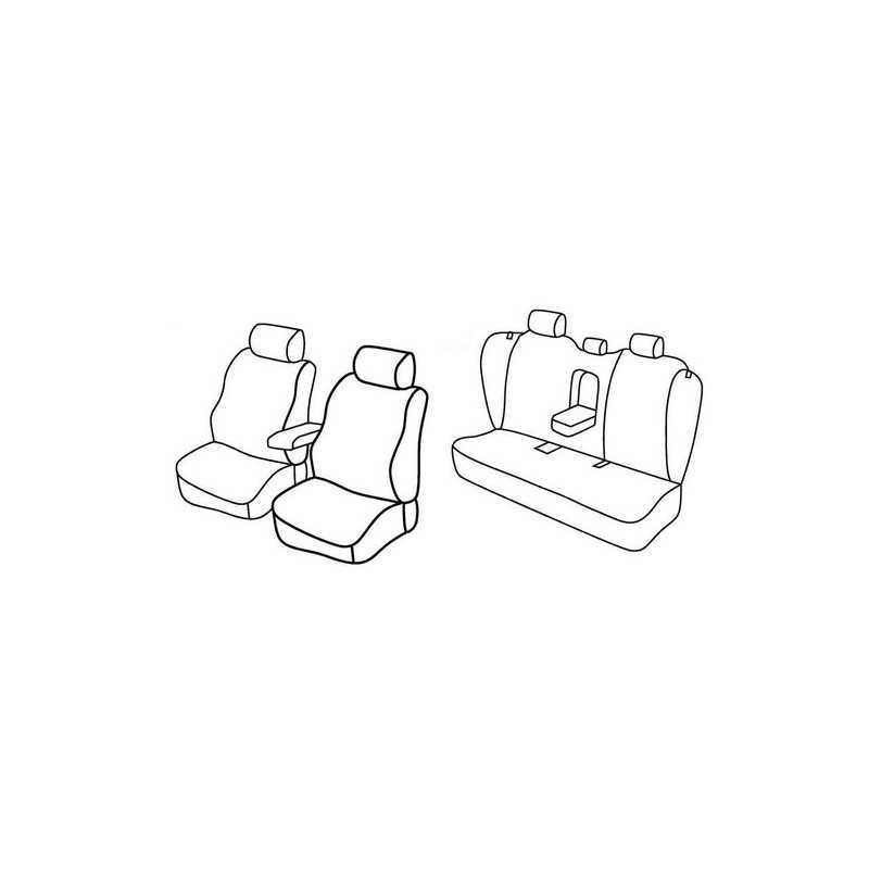 Set coprisedili Superior - Grigio Nero - Volvo S80 (05 06 04 13) - Volvo S80 (fino al 2015) (05 13 2015)