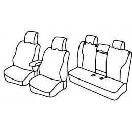 Set coprisedili Superior - Nero Blu - Volvo XC60 (11 08 08 13)