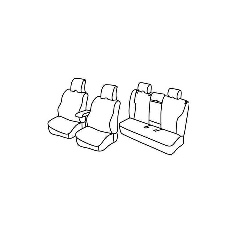 Set coprisedili Superior - Nero Blu - Volvo XC60 (11 08 08 13)