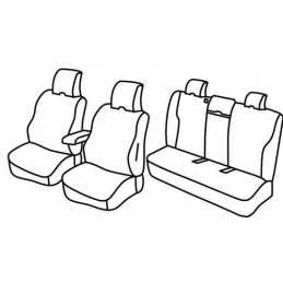 Set coprisedili Superior - Grigio Nero - Volvo V60 (11 10 04 13)