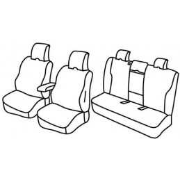 Set coprisedili Superior - Nero Blu - Volvo V60 (11 10 04 13)