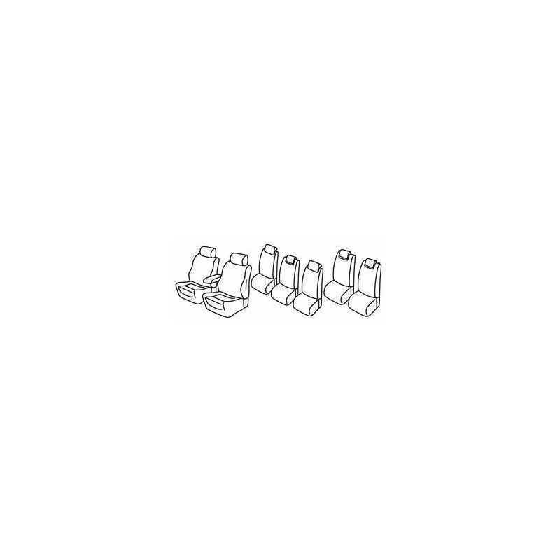 Set coprisedili Superior - Grigio Nero - Ford C-Max 7 (11 10 )