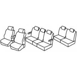 Set coprisedili Superior - Beige - Mazda 5 5p (08 05 10 10)