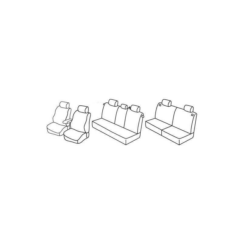 Set coprisedili Superior - Beige - Opel Zafira (09 05 10 11) - Opel Zafira One (11 11 07 15)
