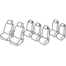 Set coprisedili Superior - Beige - Opel Zafira Tourer (Enjoy Cosmo) (11 11 )