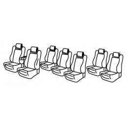 Set coprisedili Superior - Nocciola - Peugeot 5008 (7 posti) (11 09 01 16)