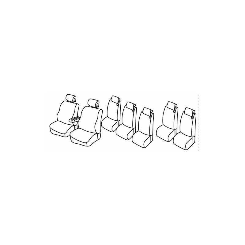 Set coprisedili Superior - Grigio Nero - Renault Espace (09 12 04 15)