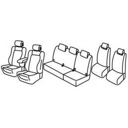 Set coprisedili Superior - Nocciola - Renault Grand Scenic 7 posti (11 16 )