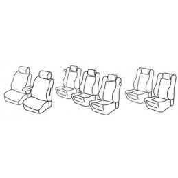 Set coprisedili Superior - Nocciola - Volkswagen Sharan (Trendline) (10 10 )